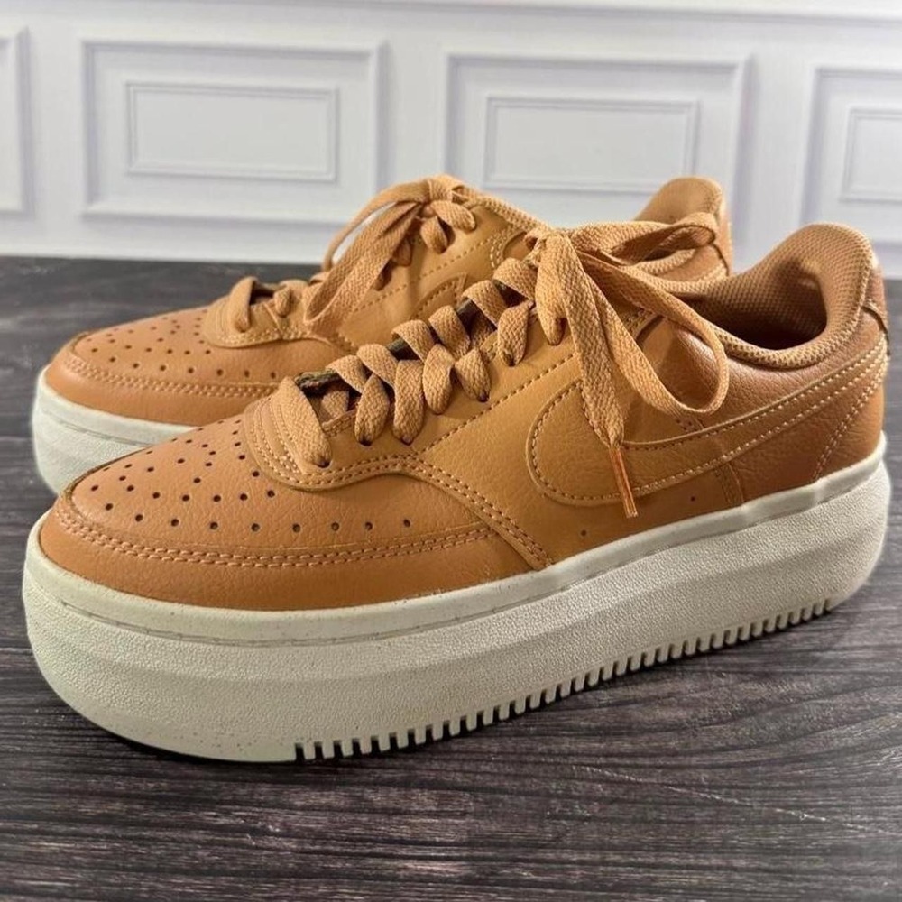 Women's size 8 Nike Air Force 1 Low '2020' Brown Sneakers